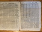 Lincoln Assassination April 18 & 19 1865 Newspaper New York  — photo 1