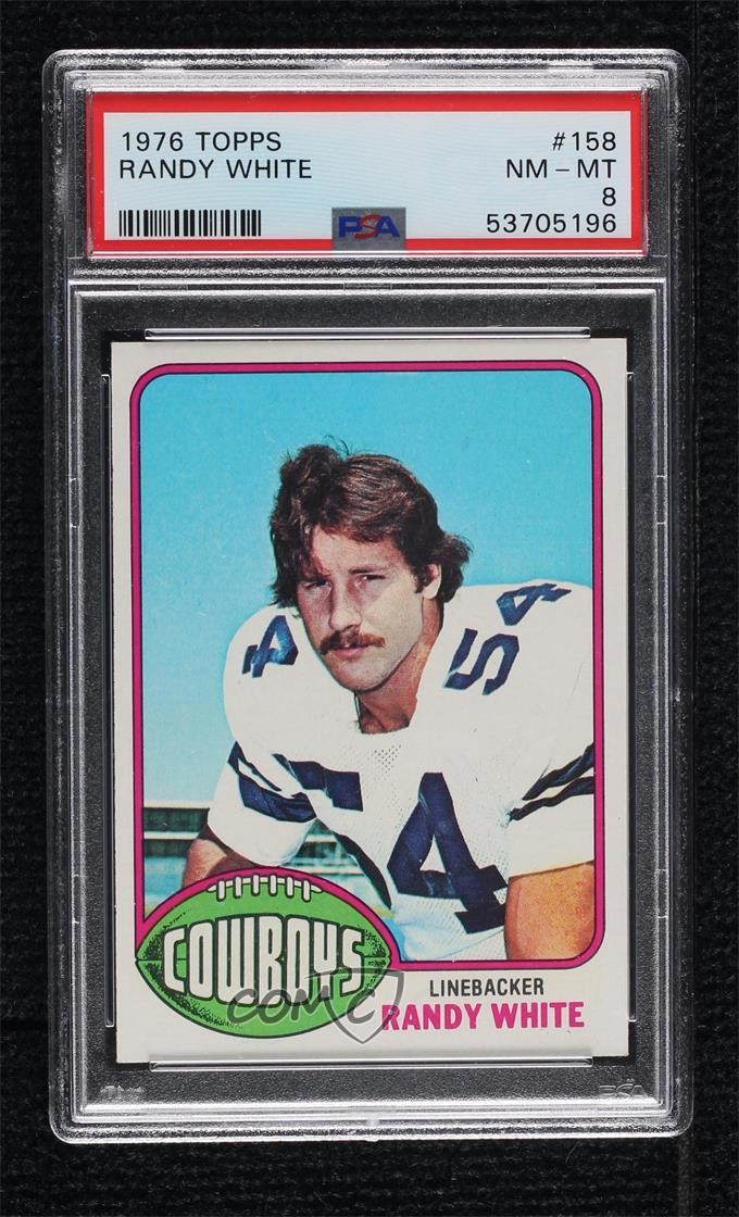 1976 Topps Randy White #158 PSA 8 Rookie RC HOF 1c7