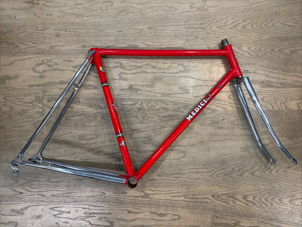Medici Pro Strada Columbus SL Red/Chrome 56cm Road Bike Frameset