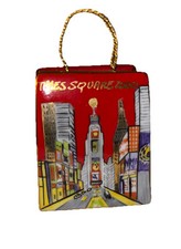 Peint Main Limoges France LE Signed New York NYC Shopping Bag 2000 Numbered