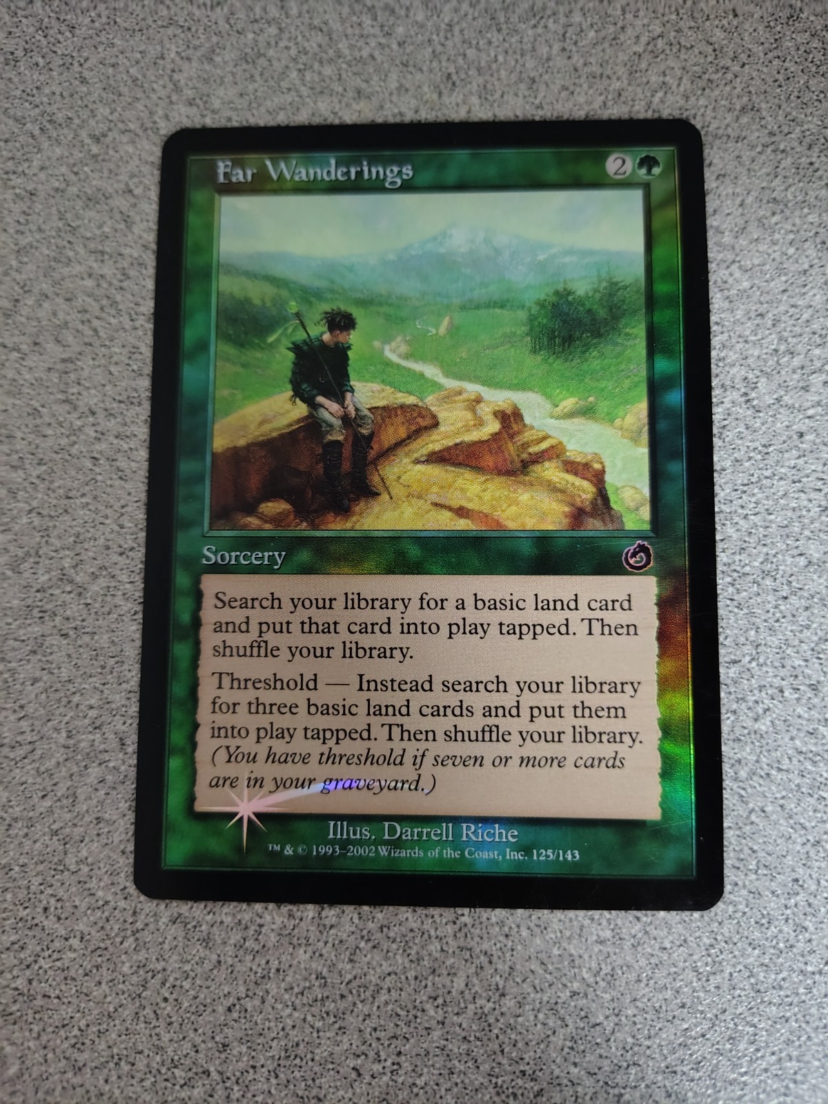 Far Wanderings Foil Torment Vintage MTG NM