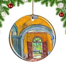 Van Gogh The Entrance Hall of Saint Paul Christmas ornament city travel souvenir