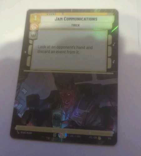 STAR WARS UNLIMITED TCG JTL: HYPERSPACE 941 FOIL RARE KARTE: JAM COMMUNICATIONS