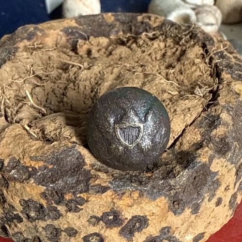 Dug Civil War 💥 🇺🇸 💣 Eagle Cuff Button