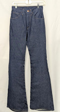 NWT Vintage Deadstock 1970s Wrangler Western Cut Bell Bottom Flare Jeans 26x36