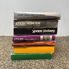 Atari 2600 Game Lot CIB Tested Lot Of 7