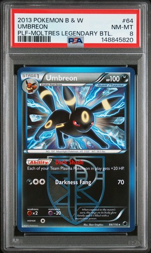Umbreon graded PSA 8 for sale on eBay