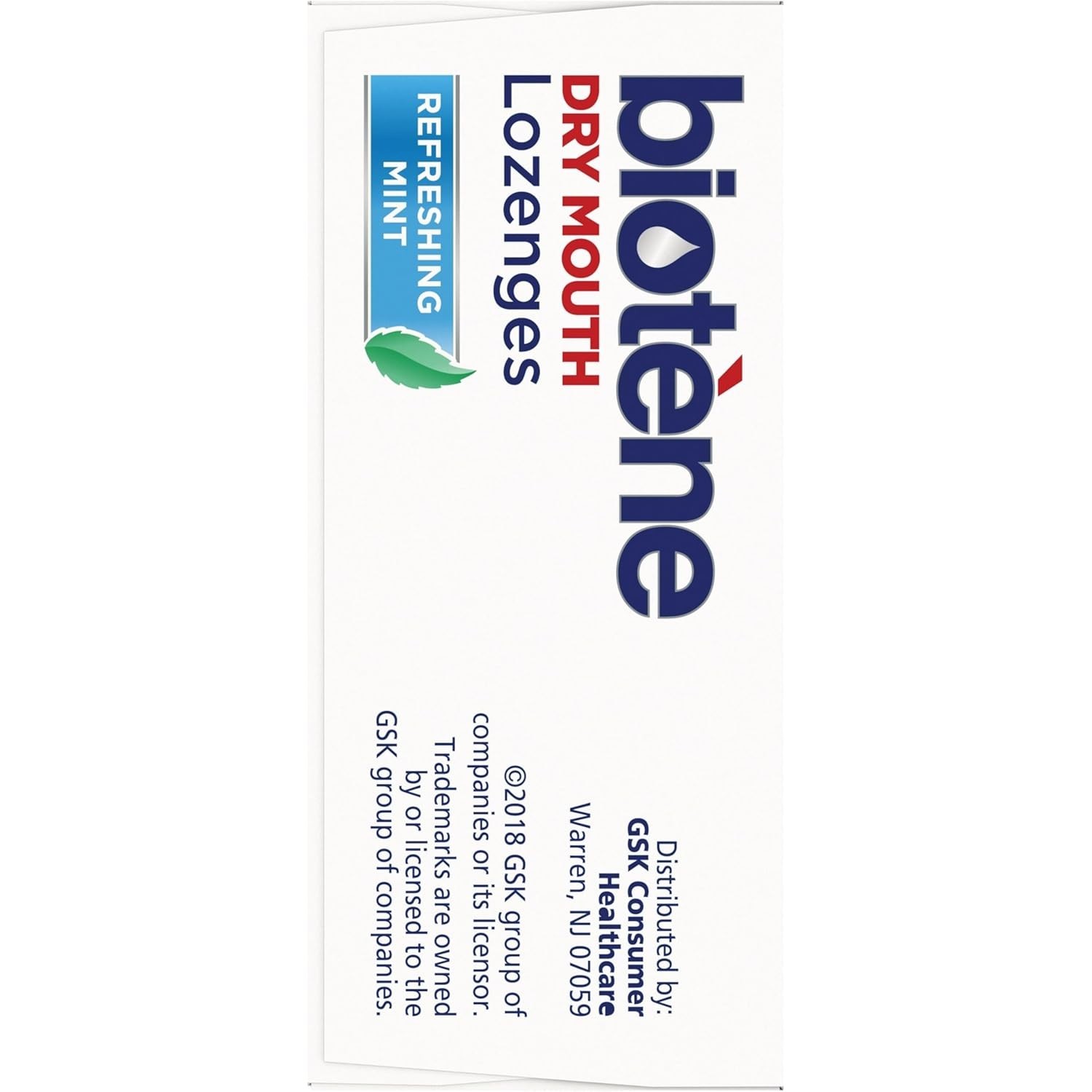 BIOTENE Dry Mouth LOZENGES Mint SF w/ Xylitol 27ct EXP 02/2026