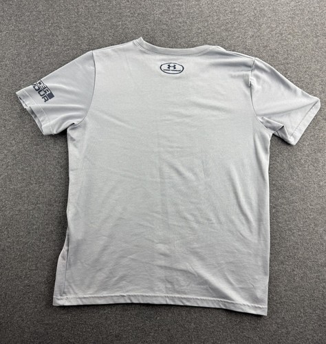 Under Armour UA Set Of Two T Shirts Boys Size YLG Short Sleeve Wicking Stretch - Picture 21 of 24