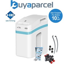 Monarch LUXE HE Water Softener Combi Pressurised Systems 22mm Hoses + 10Kg Salt