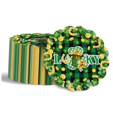 50 Pack Disposable Paper Shamrock St. Patrick's Day Placemats Green Clover
