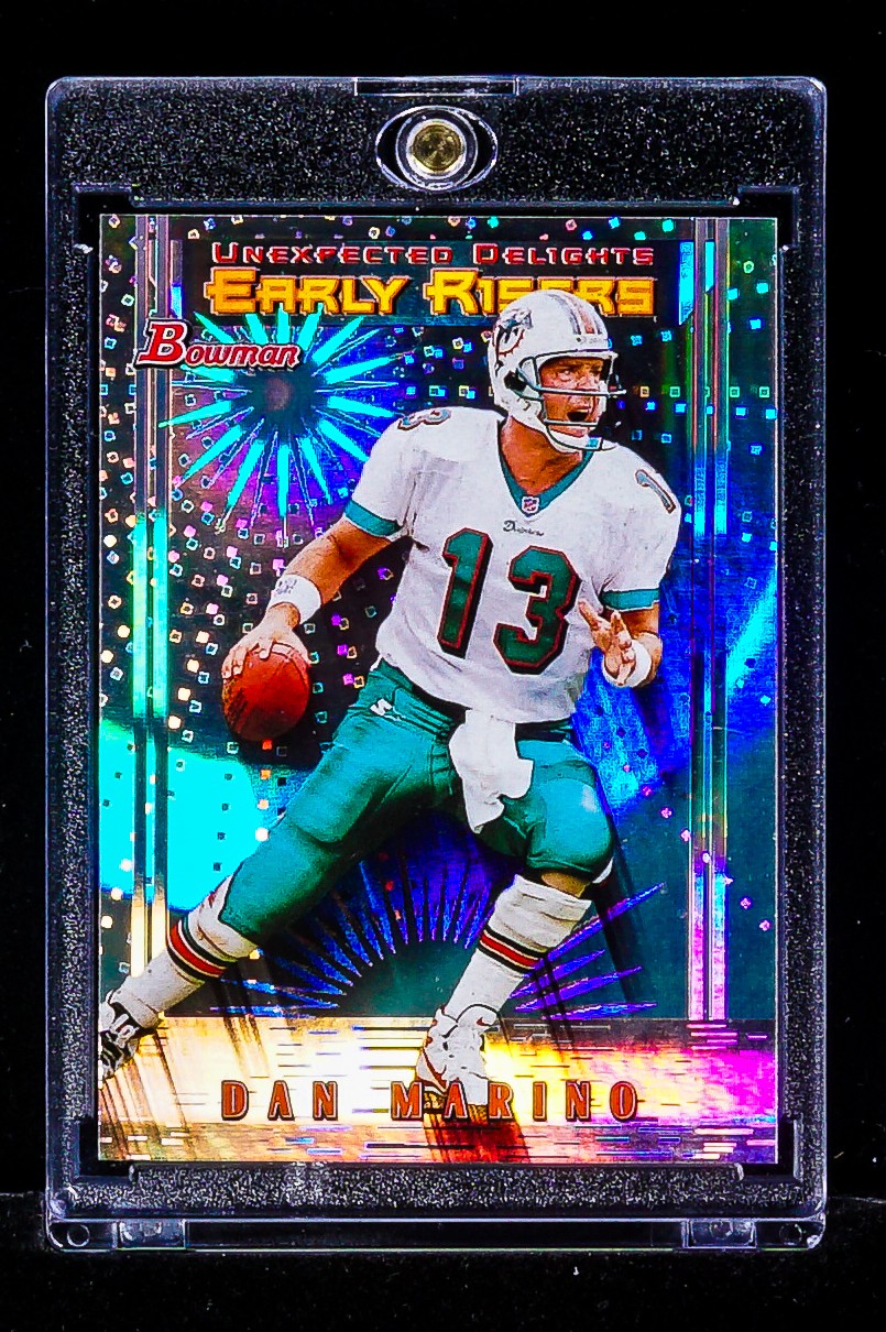 Dan Marino RARE EARLY RISERS REFRACTOR INVESTMENT CARD Miami Dolphins SP HOF