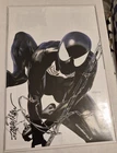 Signed AMAZING SPIDER-MAN #1 Black Suit VIRGIN VARIANT MIKE MAYHEW VF/NM W/COA