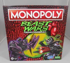 Monopoly Transformers Beast Wars Board Game - Hasbro NEW
