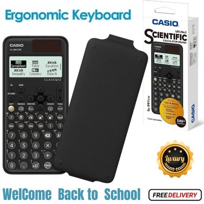 NEU Casio   FX-991CW Fortgeschrittener wissenschaftlicher Taschenrechner A/AS Level Mathematik 540+ Funktionen