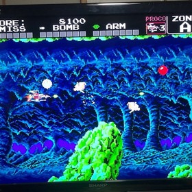 PC Engine Darius Plus DARIUS PLUS PC Engine HuCARD operaticonfirmed Japan b2