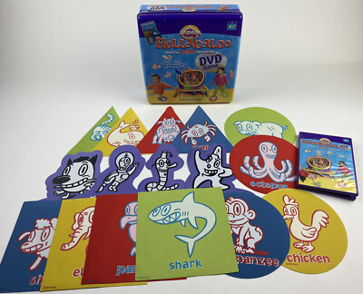 Cranium Hullabaloo DVD Game Amazing Animal Adventure in Square Tin