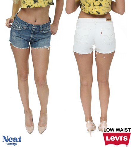 Vintage Levis Low Waisted Denim Shorts 