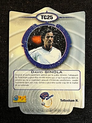 DAVID TREZEGUET (JUVENTUS TURIN), RARE FOOTBALL ROOKIE CARD KOP