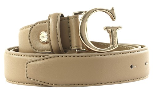 Ceinture Homme GUESS Vezzola Réglable, Beige/marron Clair, Taille W105, Neuve Avec étiquettes