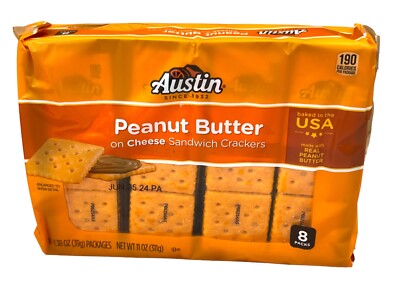 Austin Peanut Butter on Cheese Sandwich Crackers 11 oz