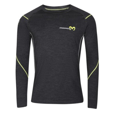 PROGRESS Merino Langarmshirt Funktionsunterwäsche  Merinounterwäsche 170g 250g
