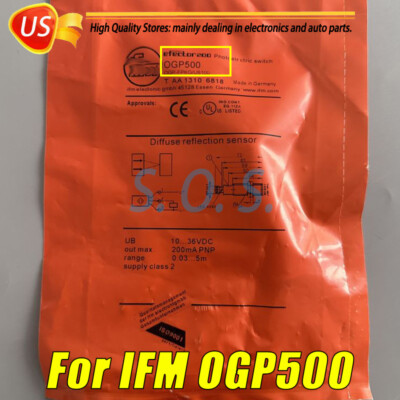 ONE NEW For IFM Reflective Sensor OGP500 10-36VDC 200mA 0.03-5m