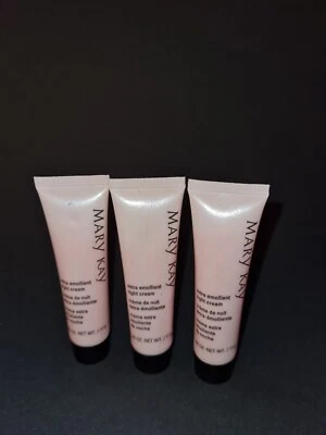 Mary Kay Extra Emollient Night Cream Reisegröße 3 Stück je11 g🌸NEU🌸1/26