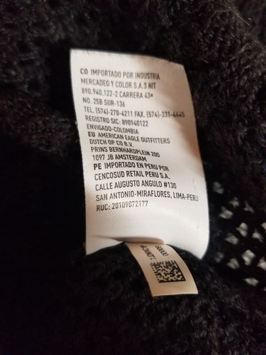 Suéter para mujer American Eagle tejido gris XS abierto ombre - Imagen 19 de 21