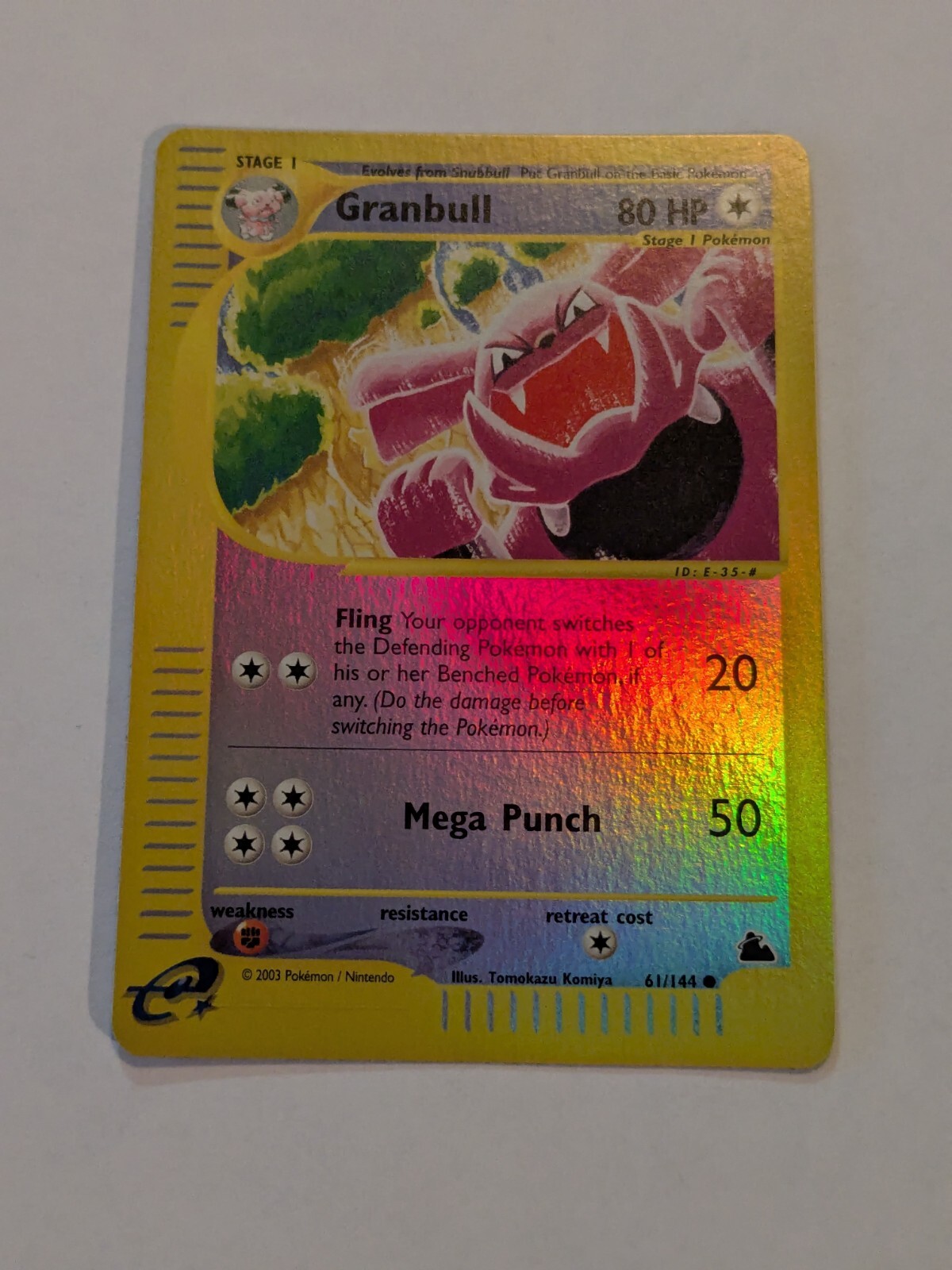 Granbull - 61/144 - NM-- Skyridge Reverse Holo 🔥🔥🔥