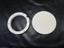 TH MARINE 8" SURE SEAL PRY OUT DECK PLATE WHITE MARINE BOAT