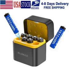 PUJIMAX 8 Pack 1512mWh 1.5V AAA Rechargeable Batteries Lithium with Fast Charger