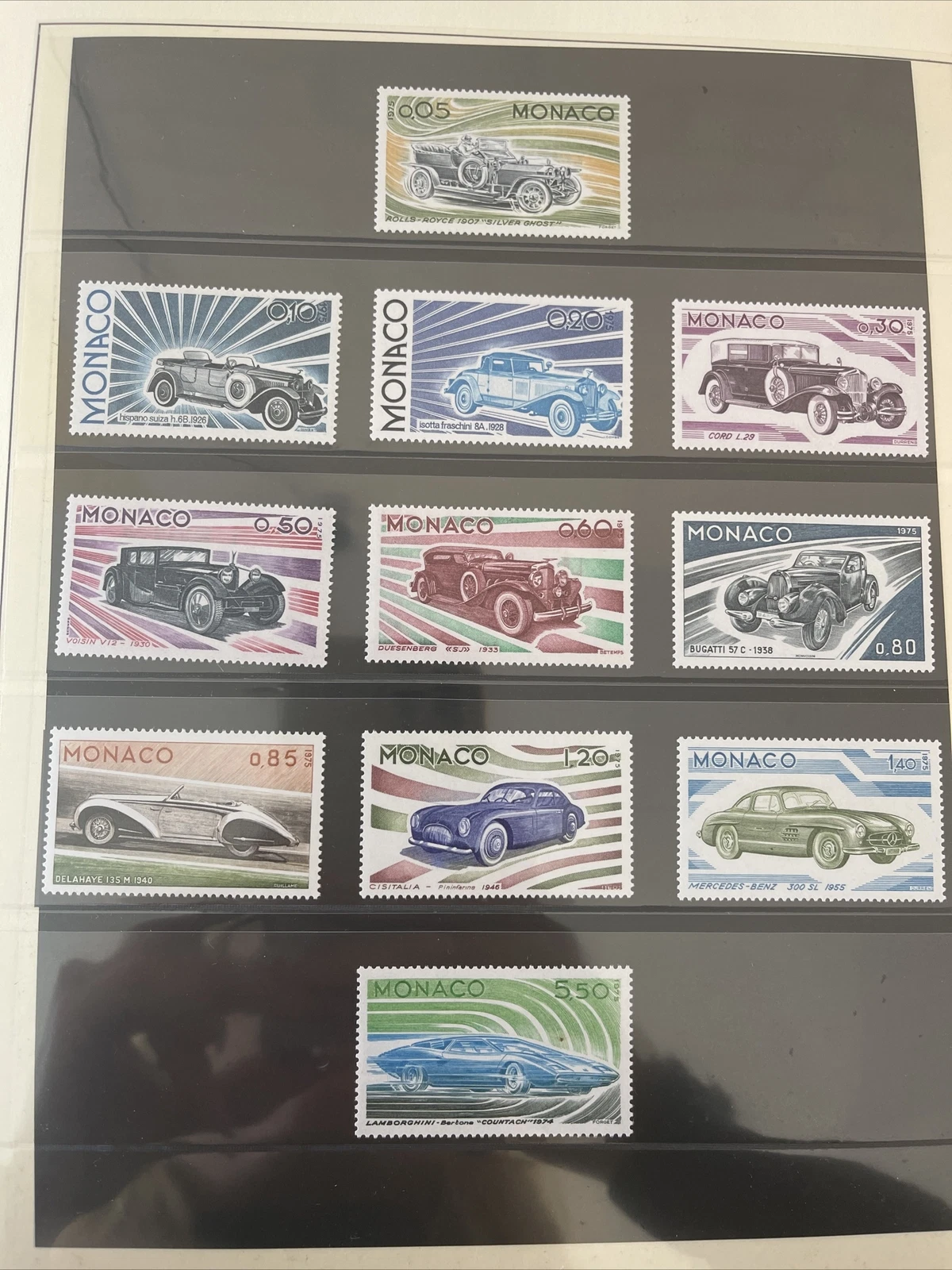 Timbres Monaco Neuf Lindner No.186 1975 Page 63