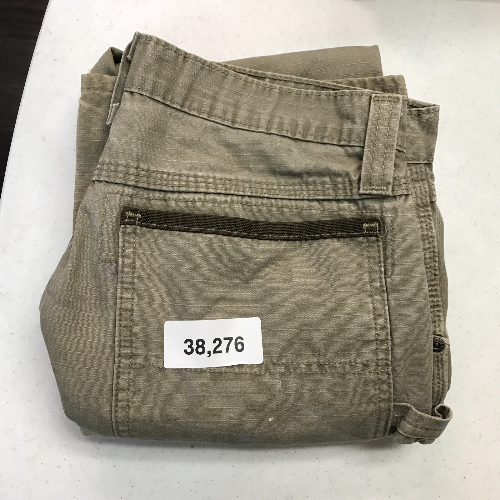 Wrangler Riggs Workwear Cargo Pants 32x32 Brown Straight Leg 38276