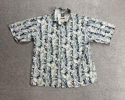 HAWAII Hemd Hawaiishirt Floral G-XL Magnum Rockabilly Hawaiianer 15413 Blau