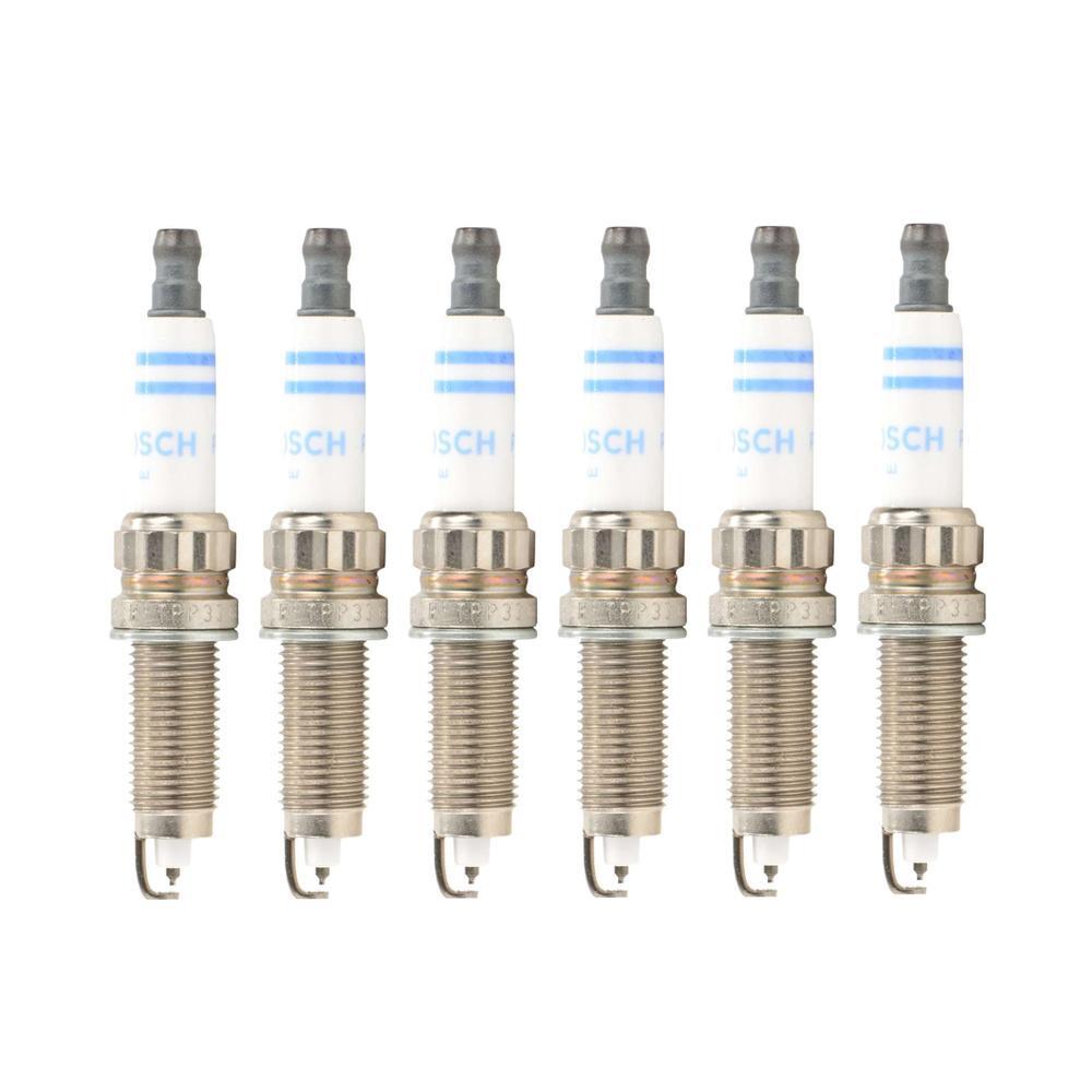 Set of 6 Spark Plugs Double Platinum Bosch ZR5TPP33 For BMW E82 E88 F02