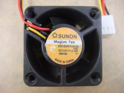 SUNON GM1204PKVX-8A DC12V 2.4W 40*20MM 2PIN Cooling Fan