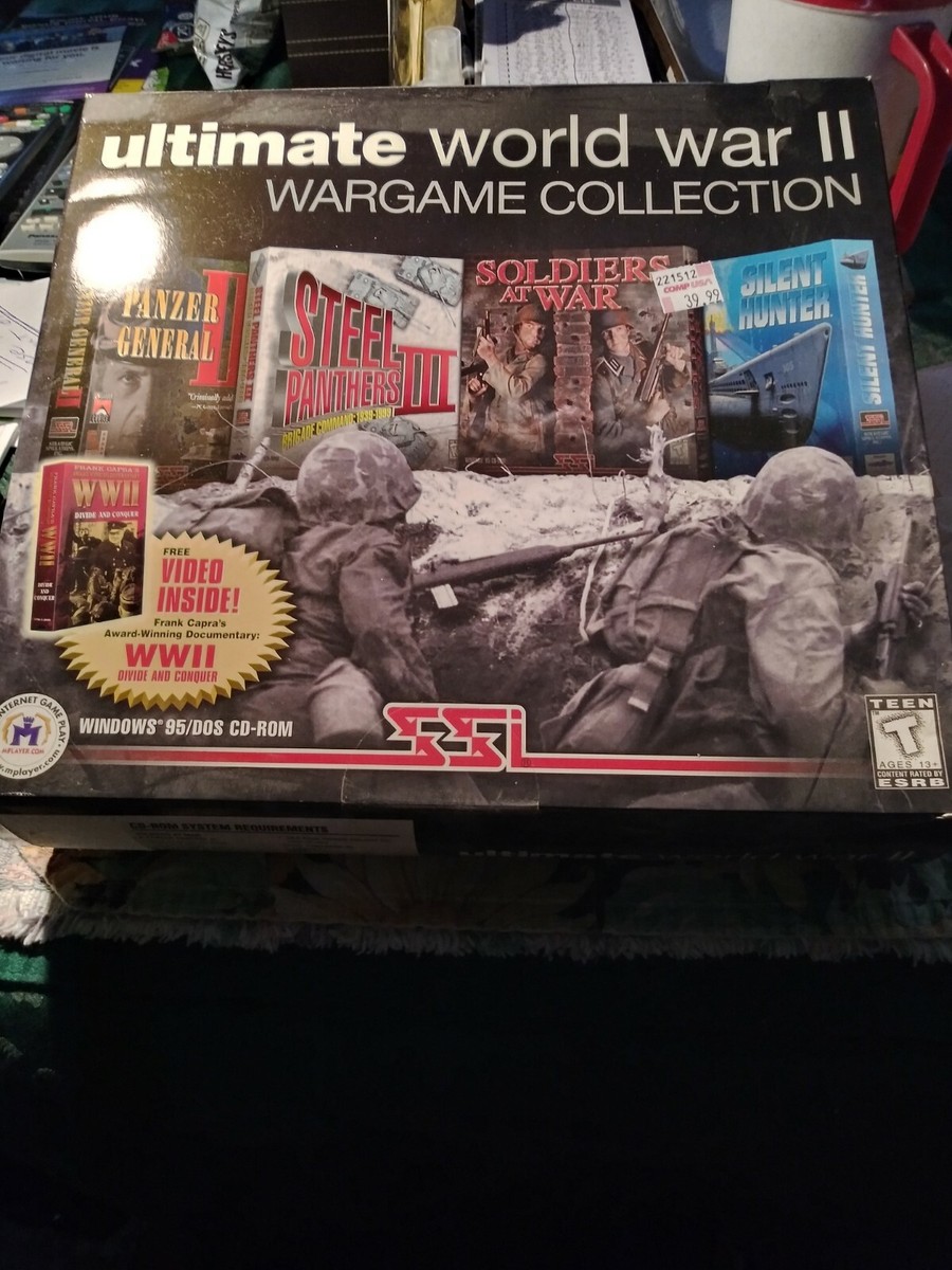 ULTIMATE WORLD WAR II WARGAME COLLECTION 1998- WIND 95 DOS CD-ROM