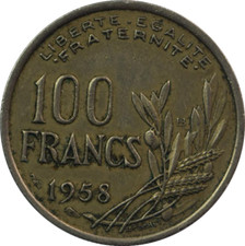 100 Francs Cochet 1958 Beaumont-Le-Roger