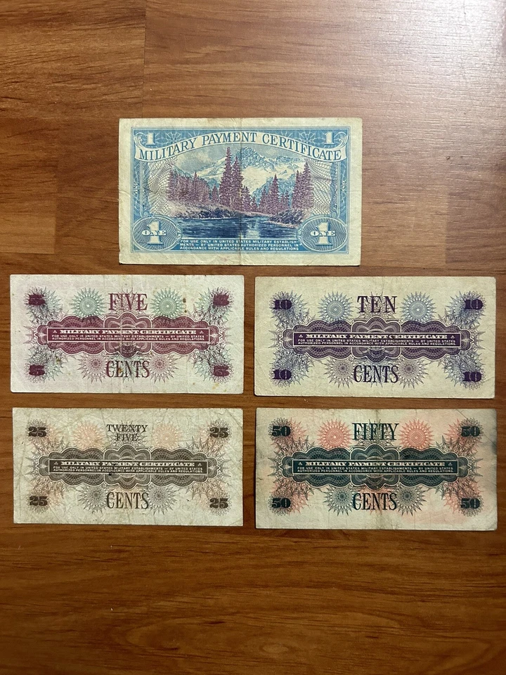 United States Military Payment Certificate ( MPC ) Series 661 - Circulated. - Image 2 of 2