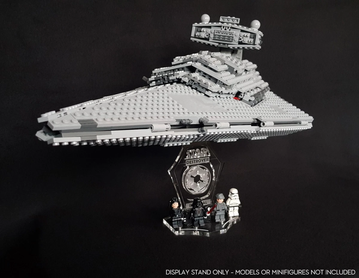 Søndag Politik Vær sød at lade være Display stand 3D +slots for Lego 75055 Star Destroyer - Imperial (Star  Wars) | eBay