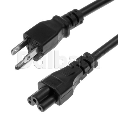 10pcs New 3 Prong Laptop Power Cord 0.5 mm 5 ft Full Copper US CA MX