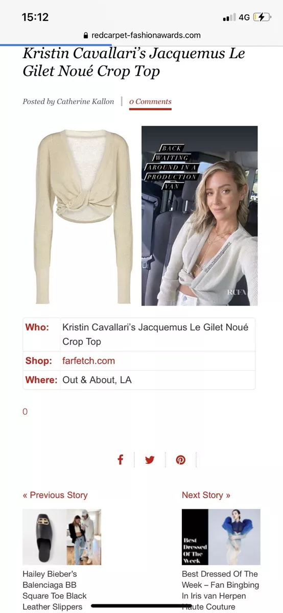 Gilet noué hot sale