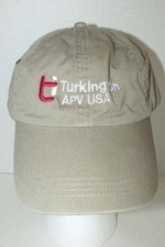 Turkington APV USA khaki tan baseball hat cap adjustable