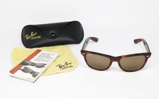 NOS VINTAGE SUNGLASSES RAY BAN WAYFARER 2 TGM 50TH MADE IN USA BL GENERAL 58 62