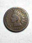 1882 Indian Head Cent (G) Good/VG Bronze Penny 1c US Coin- Collectible #2