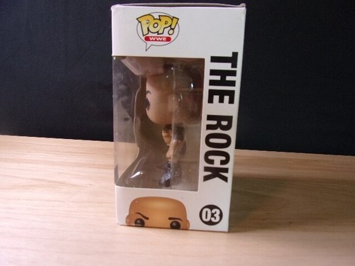 Funko Pop! WWE The Rock #03 Sealed New In Box - Picture 2 of 6