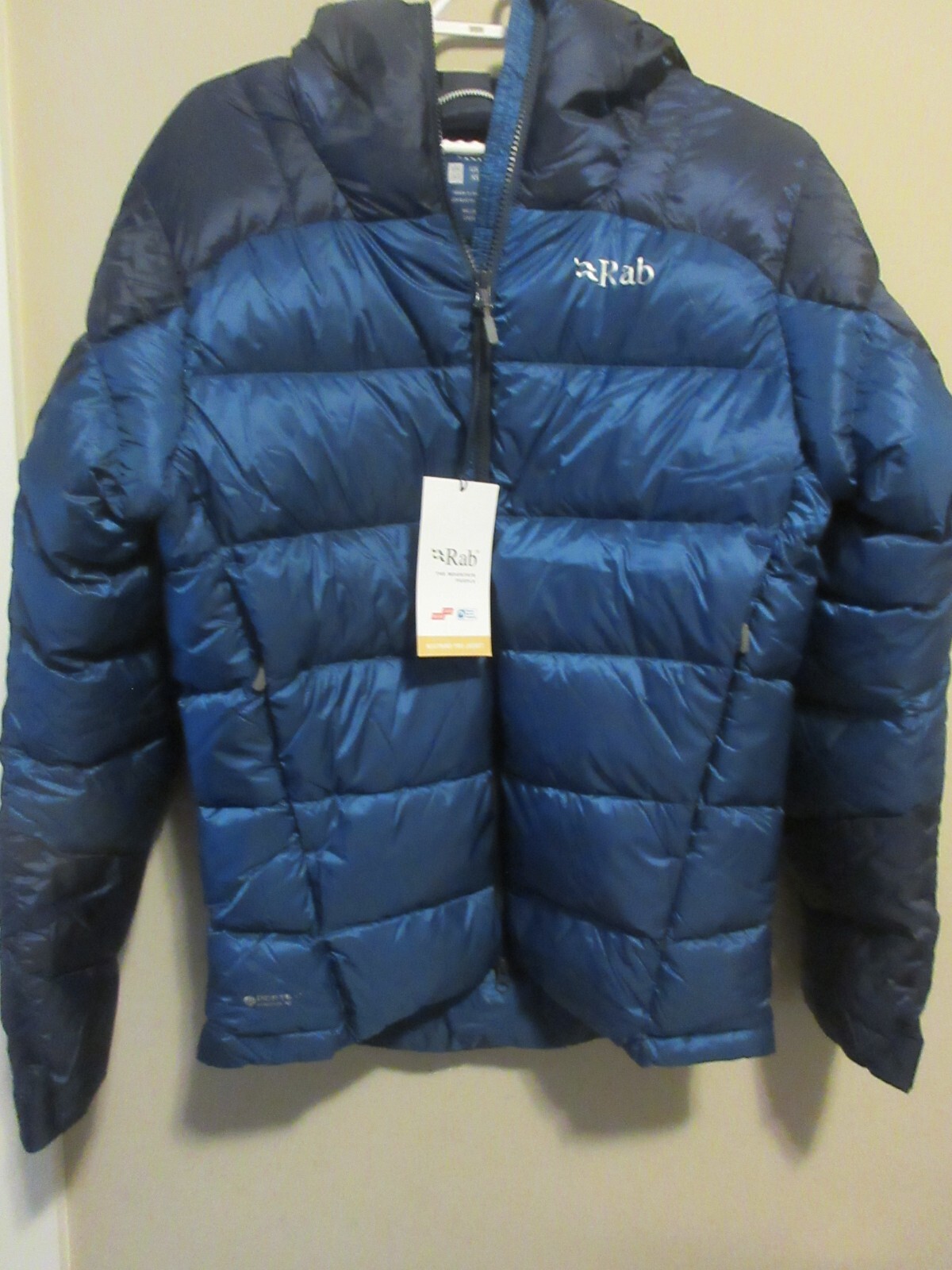 Mens New Rab Neutrino Pro Down Jacket Hoody Size -X-Small Color Deep Ink - Ink