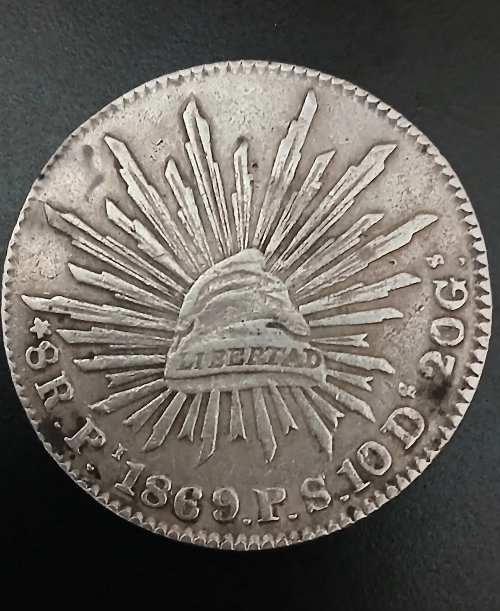 8 Reales In Second Republic Of Mexico Coins (1867-1905) for sale