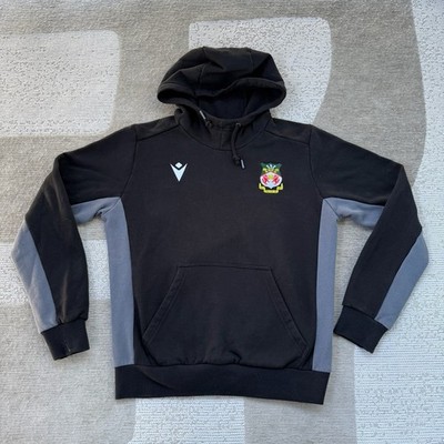 Macron Wrexham AFC Hoodie Black Betty Buzz Football Men s M Pullover Sweater